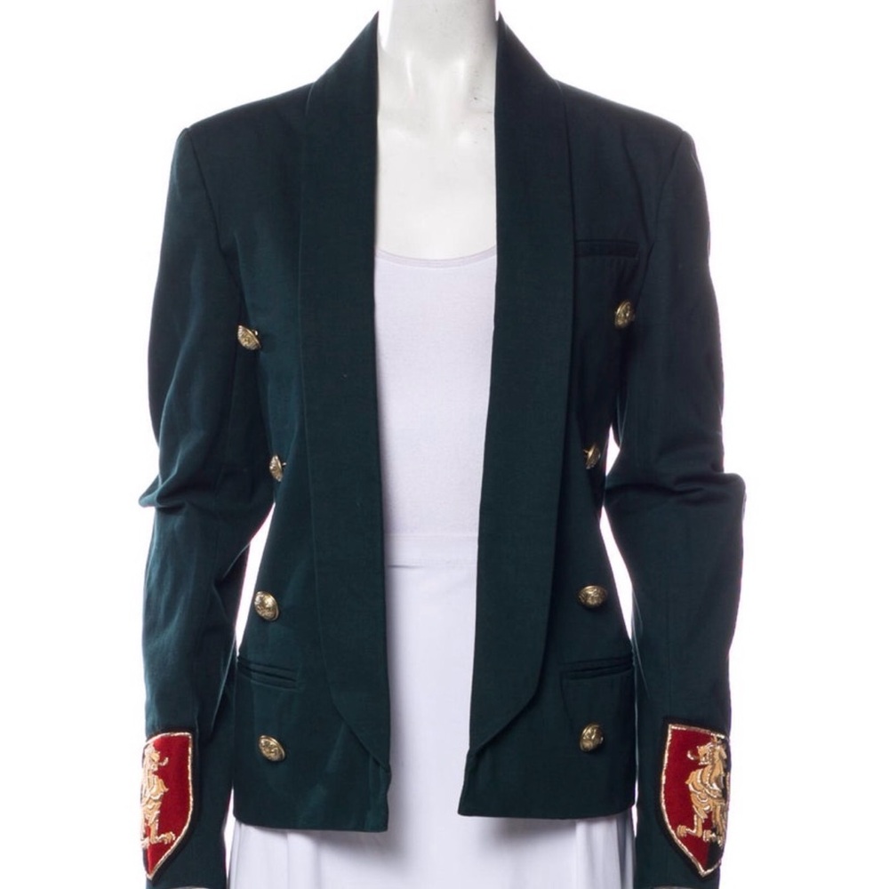 Balmain Blazer with Gold Accents